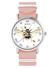 zegarki damskie Zegarek - Bee natural - brzoskwiniowy róż