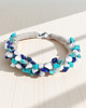 bransoletki z kamieni naturalnych Blue Bransoletka lniana