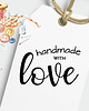 stemple Napis handmade with love