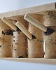 wieszaki Drewniany wieszak na ubrania - pieńki, gałązki