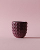 kubki i filiżanki Ceramiczna czarka w kolorze burgundu