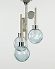 lampy wiszące Żyrandol Space Age, szkło Murano, lata 70, produkcja: Włochy