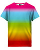 t-shirty dla chłopców T-shirt Boy DR.CROW Ombre Rainbow