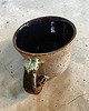 kubki Duży ceramiczny kubek z listkiem