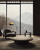 lampy podłogowe Regulowana lampa podłogowa w stylu glamour BILBAO DUAL