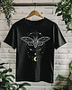 t-shirty męskie Koszulka - Święta geometria - Ćma z gwiezdnym ornamentem