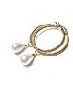 kolczyki pozłacane Kolczyki pozłacane Pearls [white] perły vol. 3