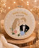 Ślub - inne Personalizowana pamiątka ślubna, haft w tamborku