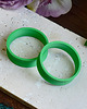biżuteria różna Tunele do uszu 10-100mm / zielone / plugi, tunele siodłowe