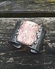 bransoletki wire wrapping Koralowa -  bransoletka regulowana