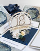 kartki scrapbooking 18 urodziny, exploding box, kartka 3d