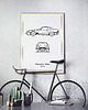plakaty Plakat Legendy Motoryzacji - Mercedes 500SL