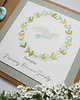 kartki scrapbooking Kartka na komunię Gołąbek Kwadrat