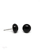 kolczyki szklane Kolczyki Black Drop