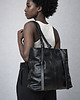 torby na ramię Czarna skórzana torba ze skóry naturalnej