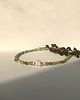 chokery zielony choker z kamieniami