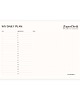 kalendarze i plannery Planner z check listą, harmonogramem i notesem