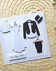 kartki scrapbooking W Dniu Ślubu kartka z kopertą