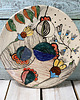 patery i talerze malowane talerze -  Boski Kwiat II /24 cm
