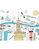 plakaty Plakat A4 Warszawa Panorama