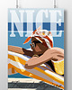 plakaty Plakat Na plaży w Nicei