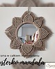 lustra stojące i wiszące Lusterko mandala makrama boho dekoracja