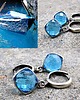 kolczyki z kamieniami Kolczyki Blue topaz