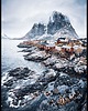 plakaty Plakat "Wioska rybacka w Norwegii"