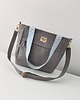 torby na ramię Torba T H E A Grey - mały shopper, szara zamszowa