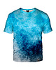 t-shirt damskie Damski T-shirt DR.CROW Blue Grunge