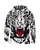 bluza z kapturem damska Damska Bluza z kapturem White Tiger