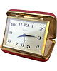 zegary Czerwony mechaniczny budzik podróżny Europa, Niemcy lata 50.