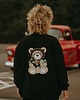 bluza bez kaptura damska Bluza oversize rozpinana Bloom Teddy dla mamy i taty