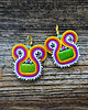 kolczyki soutache Nubi- Etniczne i kolorowe kolczyki soutache