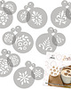kuchnia - różne Szablony do dekoracji kawy i ciastek - zestaw 14 szt. // ORNAMENT