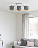 plafony Nowoczesna 3-punktowa lampa sufitowa do salonu DETROIT GOLD
