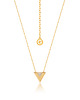 złote naszyjniki Naszyjnik triangle gold N07