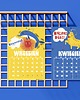 kalendarze i plannery Kalendarz 2025, wiszący na ścianę, ścienny, ilustracje, zwierzęta