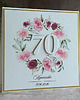 kartki scrapbooking Personalizowana kartka na 70 urodziny, BH 21c
