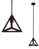 lampy wiszące Lampa wisząca zwis żyrandol lampa na sufit czarna LED E27