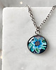 wisiory Blue flower naszyjnik na romantyczną randkę