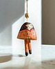figurki i rzeźby Jesienna dziewczyna -dzwonek handmade