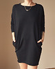 sukienki mini damskie Sukienka dresowa Oversize Czarna