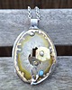 wisiory Opal na agacie - wisiorek