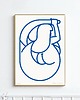 plakaty Plakat Sitodruk Siren Blue