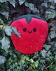 poduszki do pokoju dziecka Pluszowa truskawka Handmade poduszka prezent