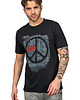 t-shirty męskie T-shirt męski UNDERWORLD Peace czarny