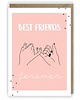 kartki okolicznościowe - wydruki Kartka przyjaźni Best Friends Pinky Promise