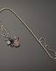 zakładki do książek Oryginalna zakładka do książki różowa wire wrapping