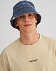 czapki i kapelusze męskie Vintage'owy kapelusz bucket jeansowy